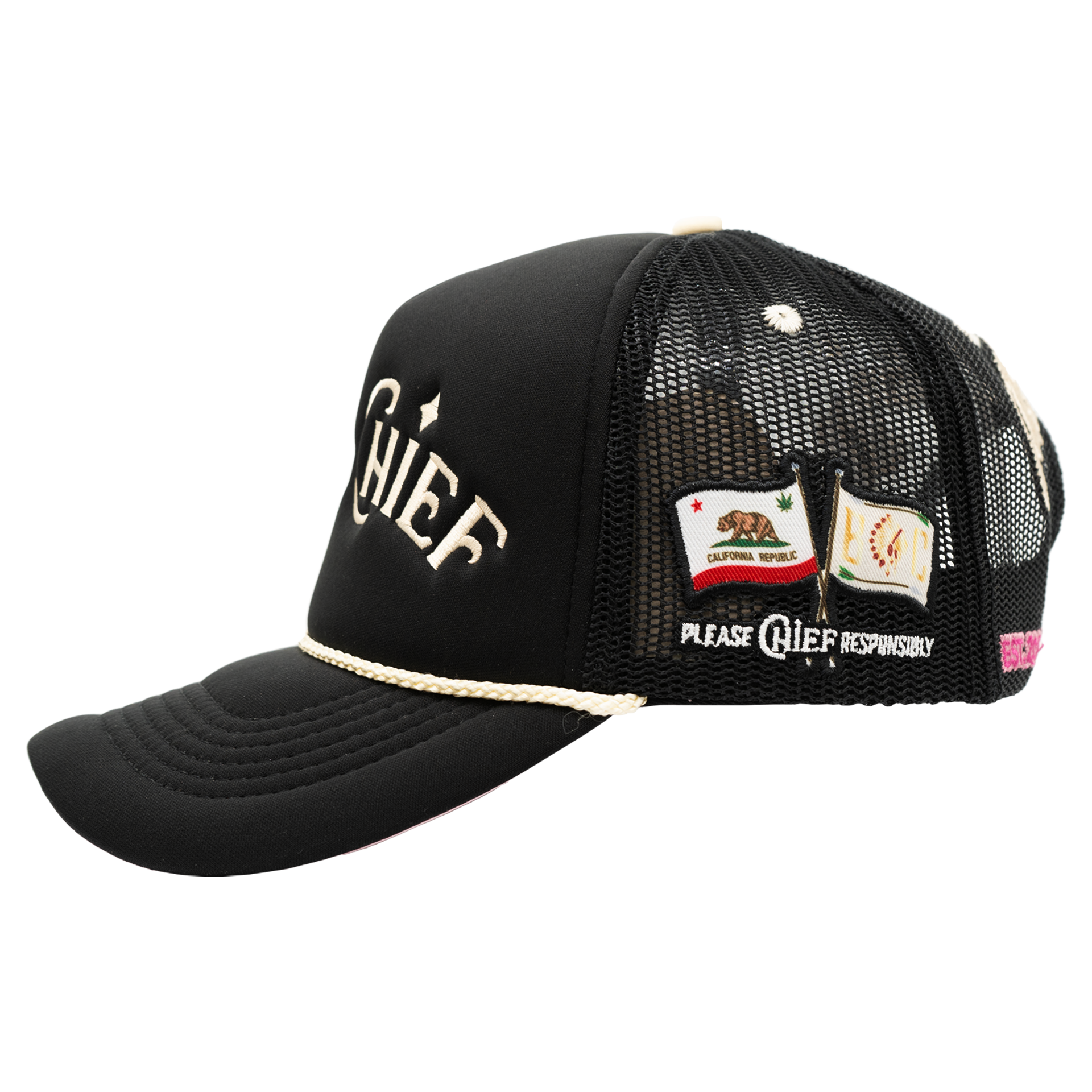 SOLD OUT Big Chief Trucker Hat Black