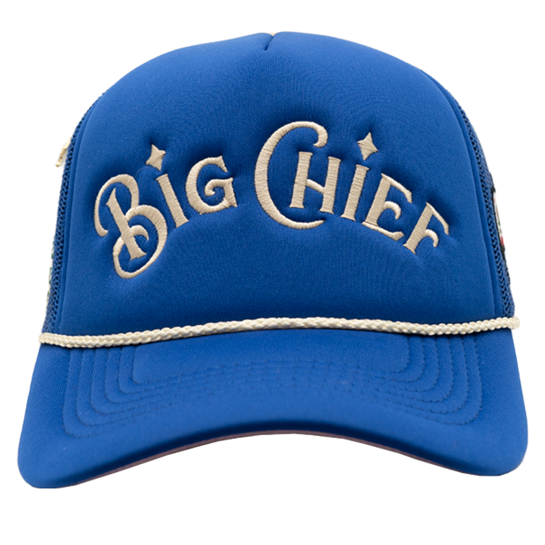 Big Chief Trucker Hat Blue