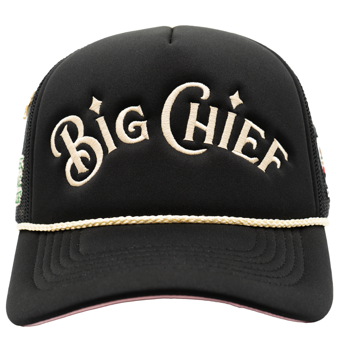 SOLD OUT Big Chief Trucker Hat Black