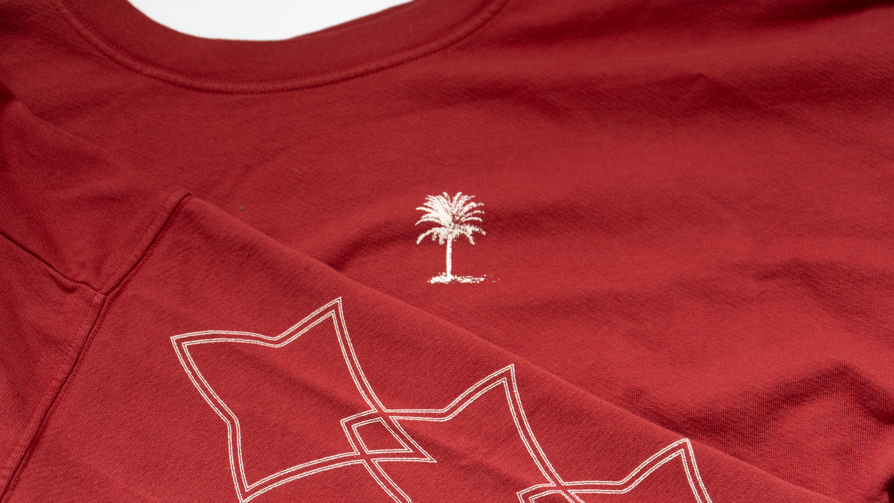 Chief'n 3/4 Sleeve Shirt Red