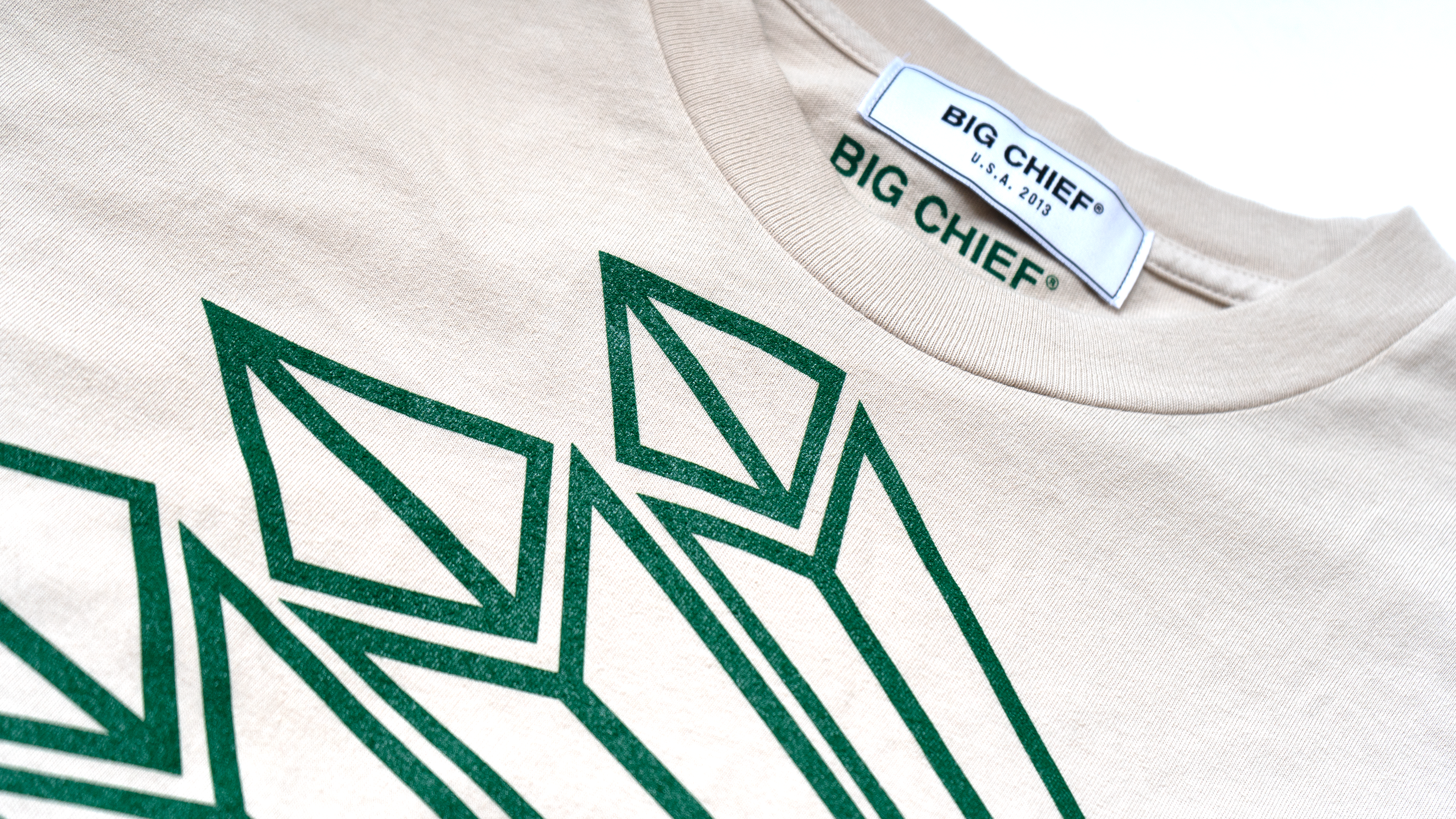 Giant Chief Oversized T-Shirt Beige