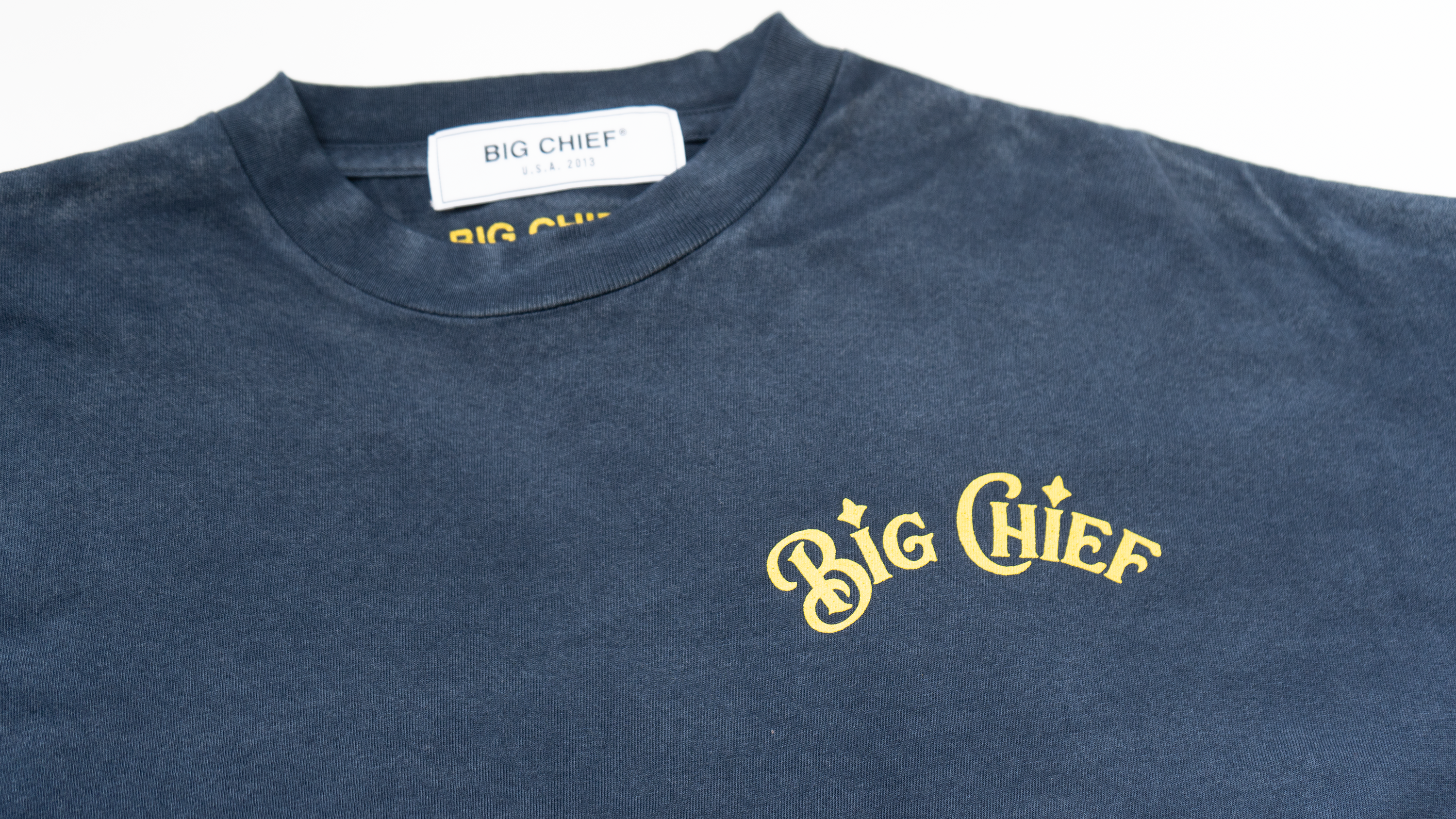 Classic Name Logo T-Shirt Blue