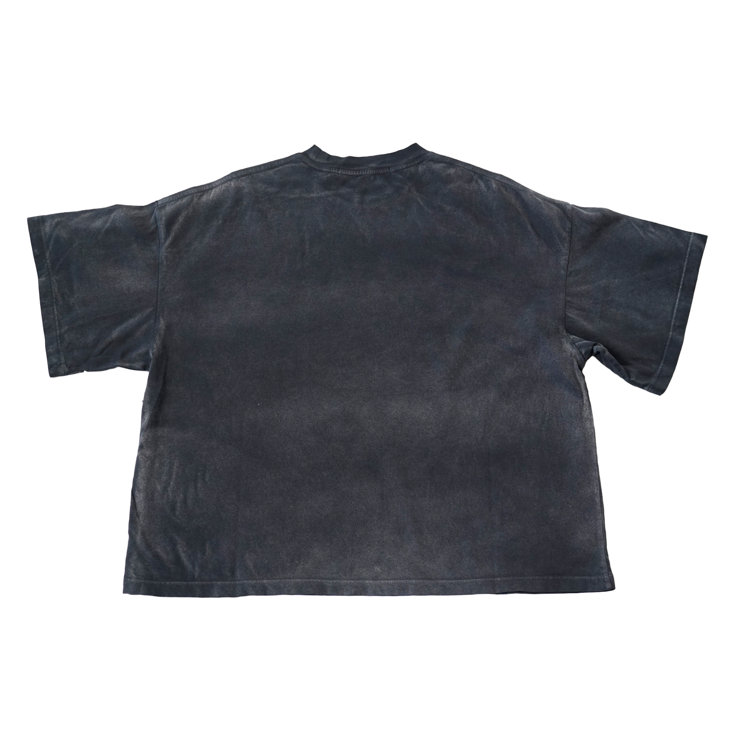 Full Logo Cropped T-Shirt Black