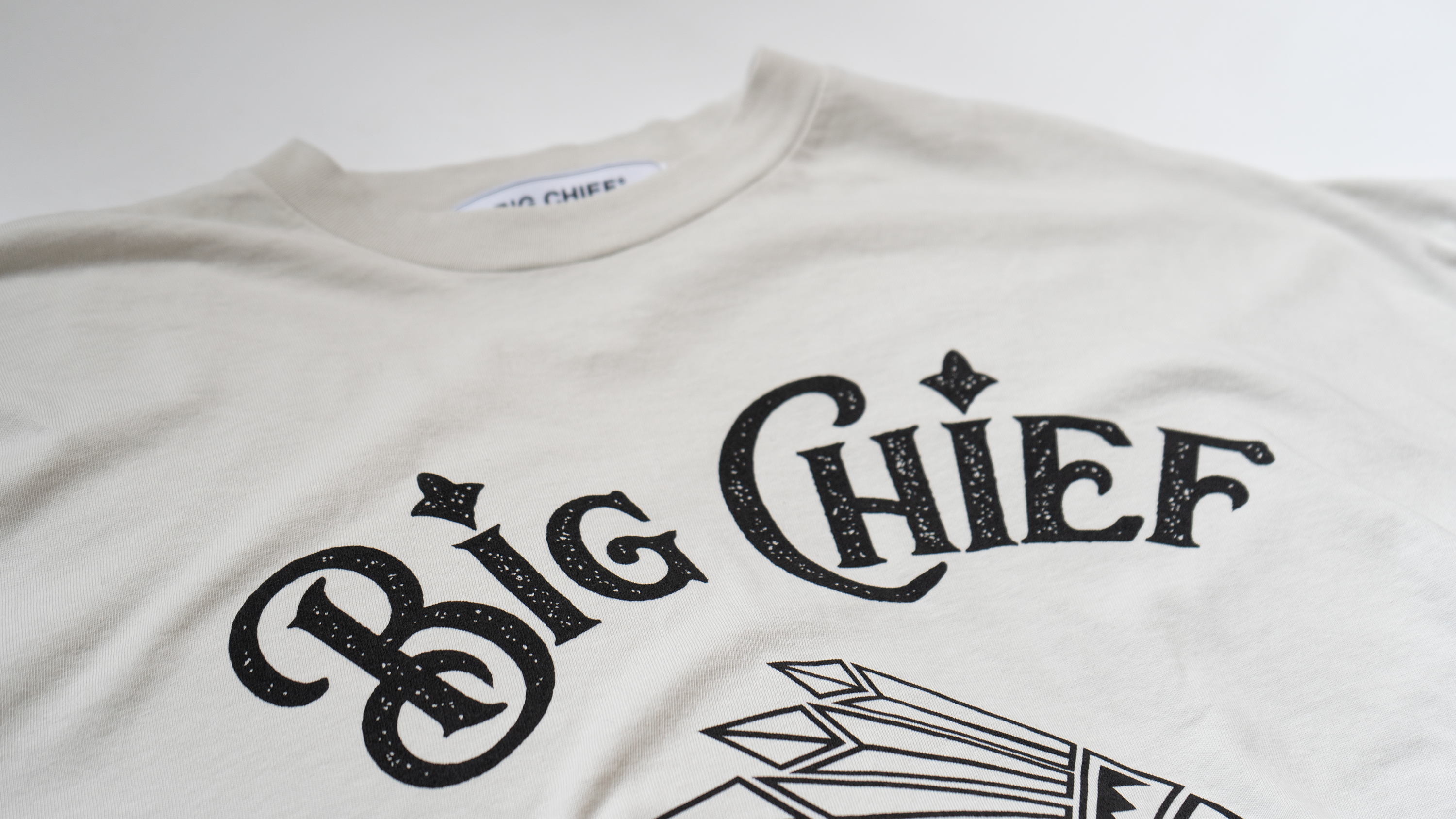 Full Logo Cropped T-Shirt Bone