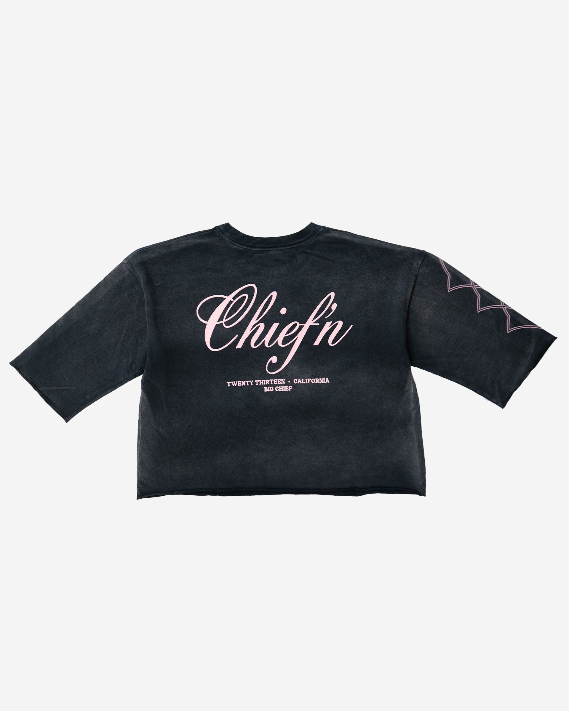 Chief'n 3/4 Sleeve Shirt Black