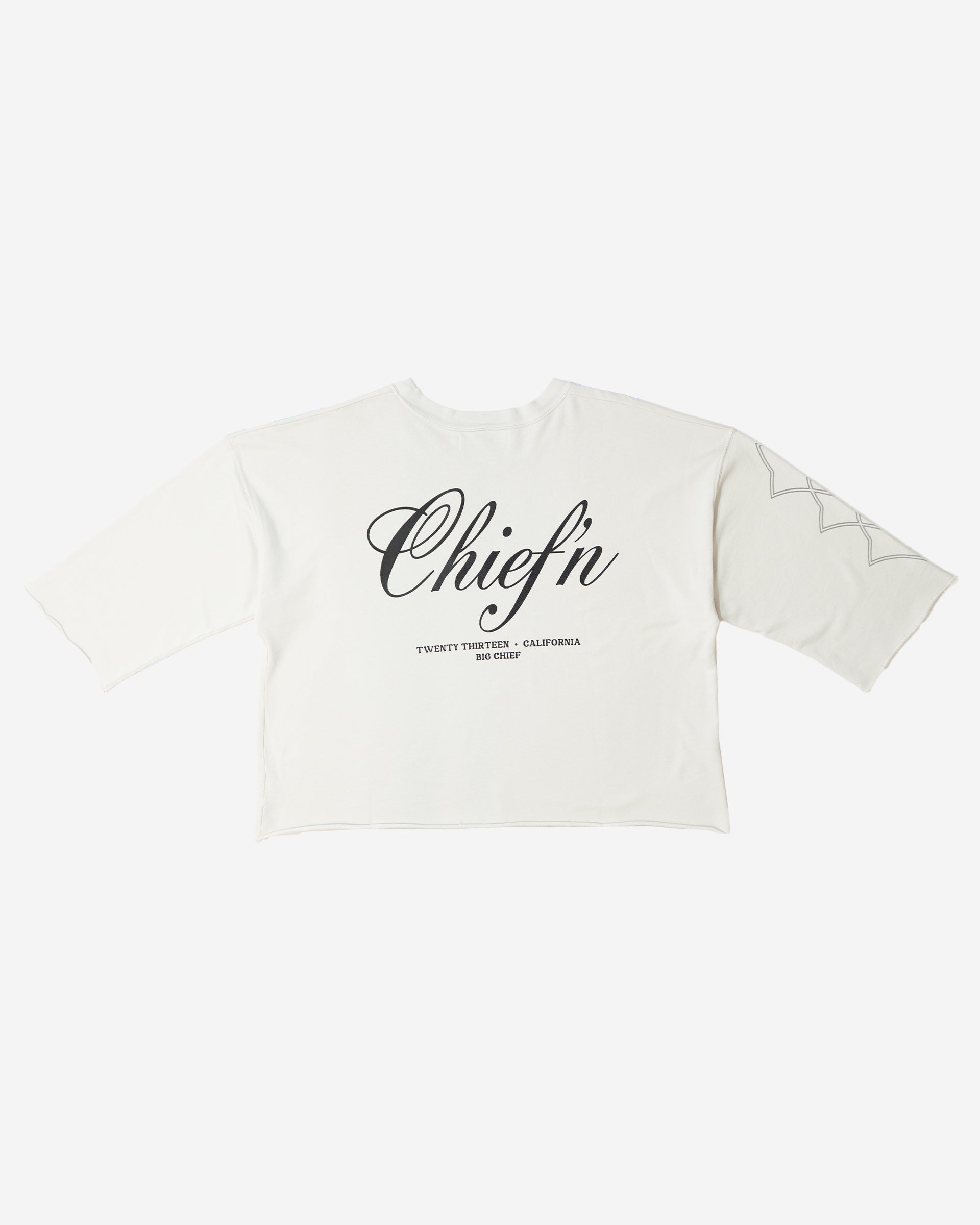 Chief'n 3/4 Sleeve Shirt Bone