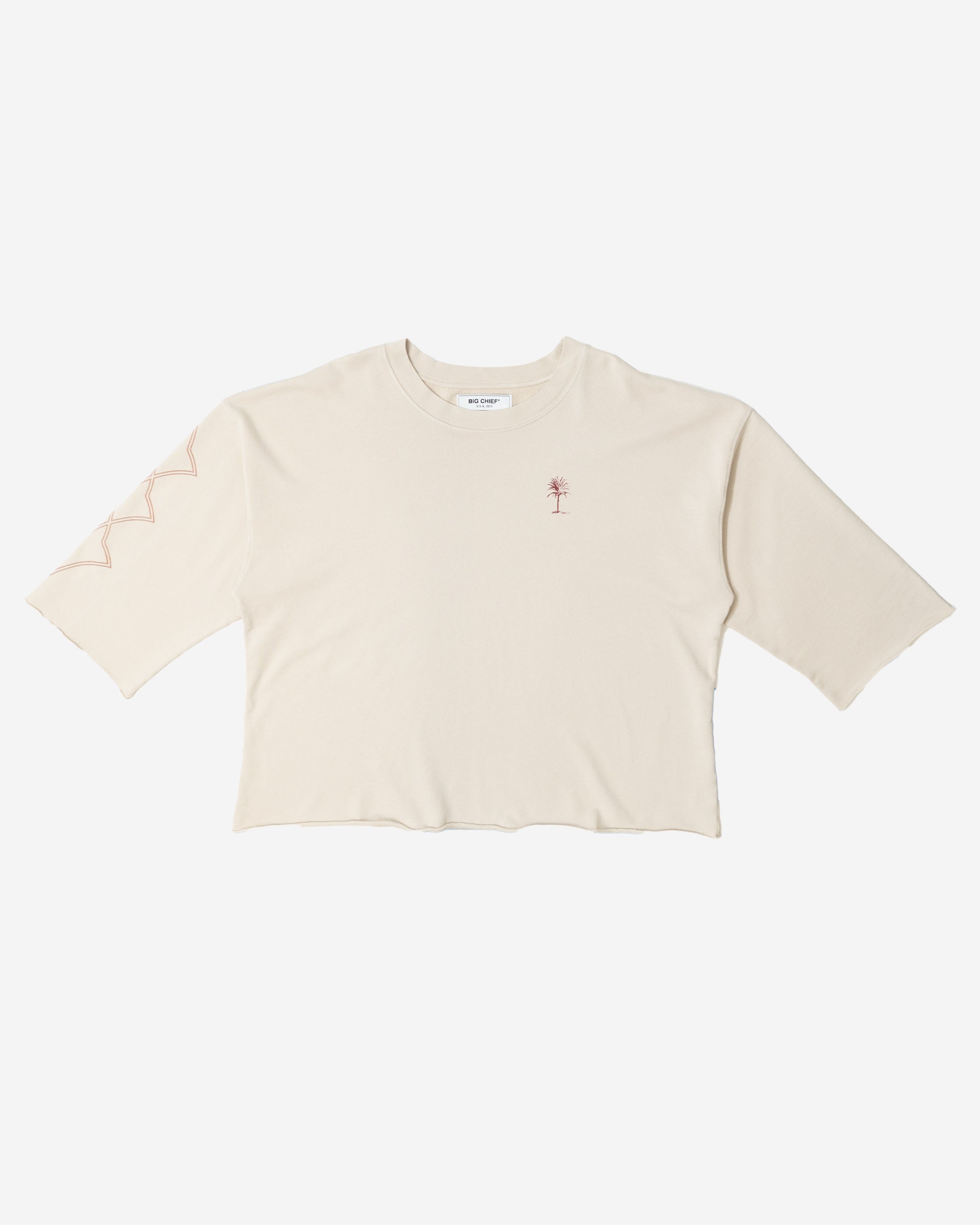 Chief'n 3/4 Sleeve Shirt Cream