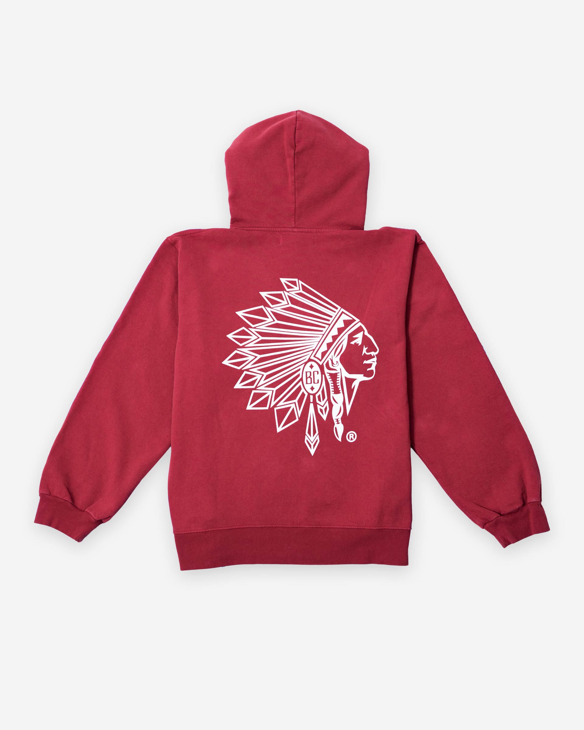 Classic Name Logo Hoodie Red