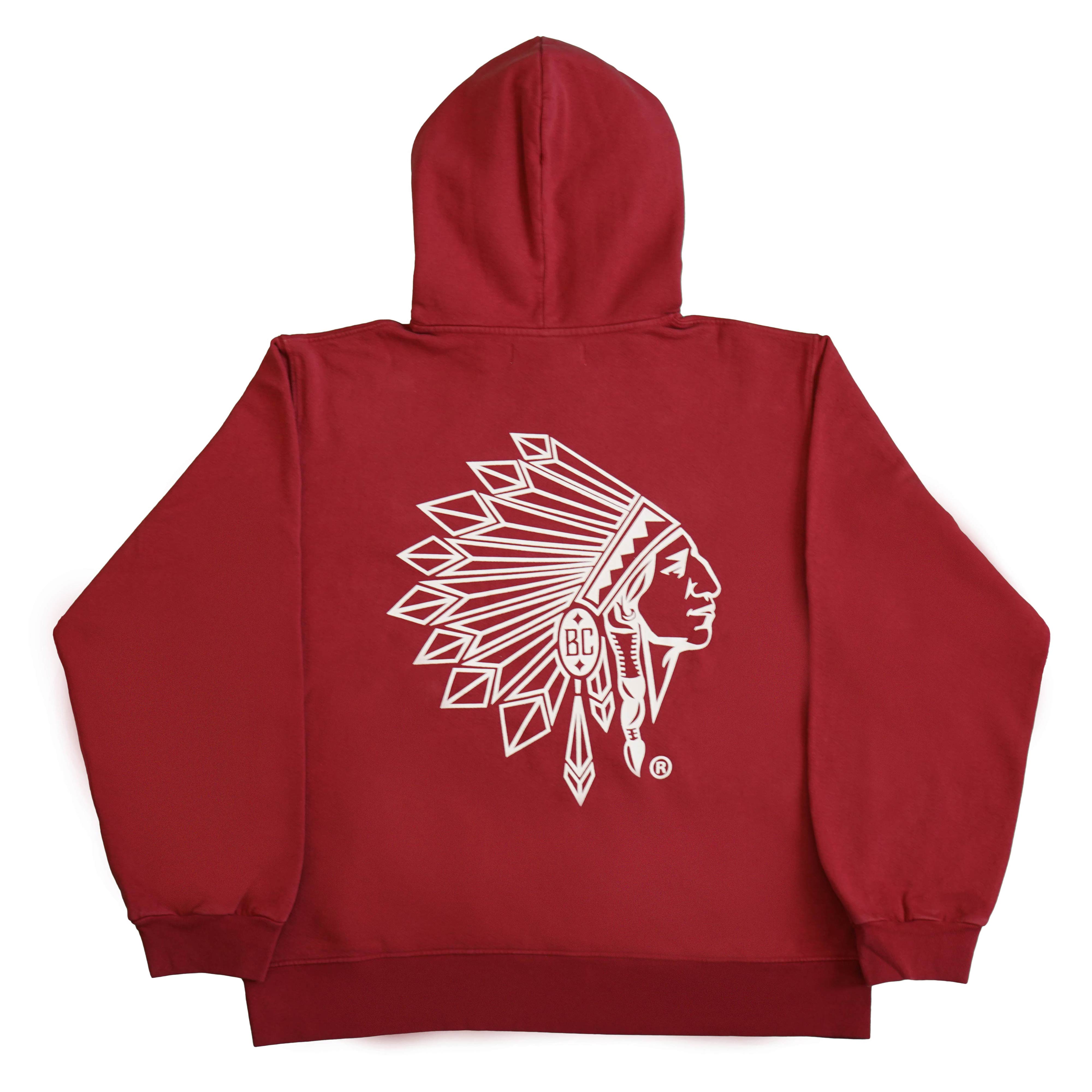Classic Name Logo Hoodie Red